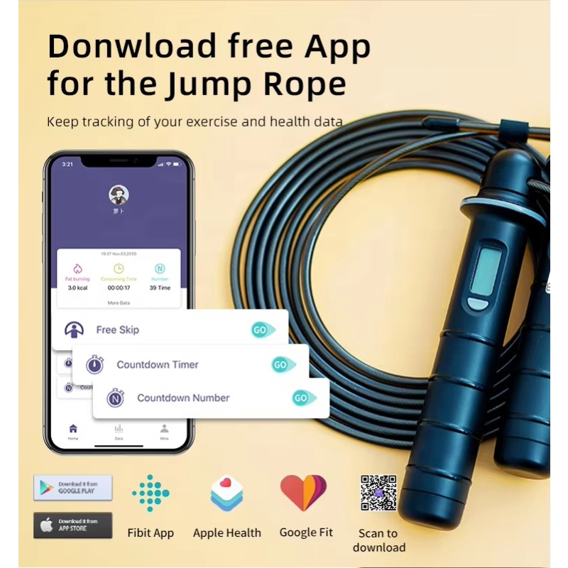 Vendita all'Ingrosso di Corde  - Smart Jump Rope Digital Counter recensione e prezzo