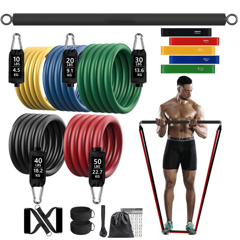 150lb Fitness Booty Resistenza - Pilates Bar Kit With Resistance Bands recensione e prezzo