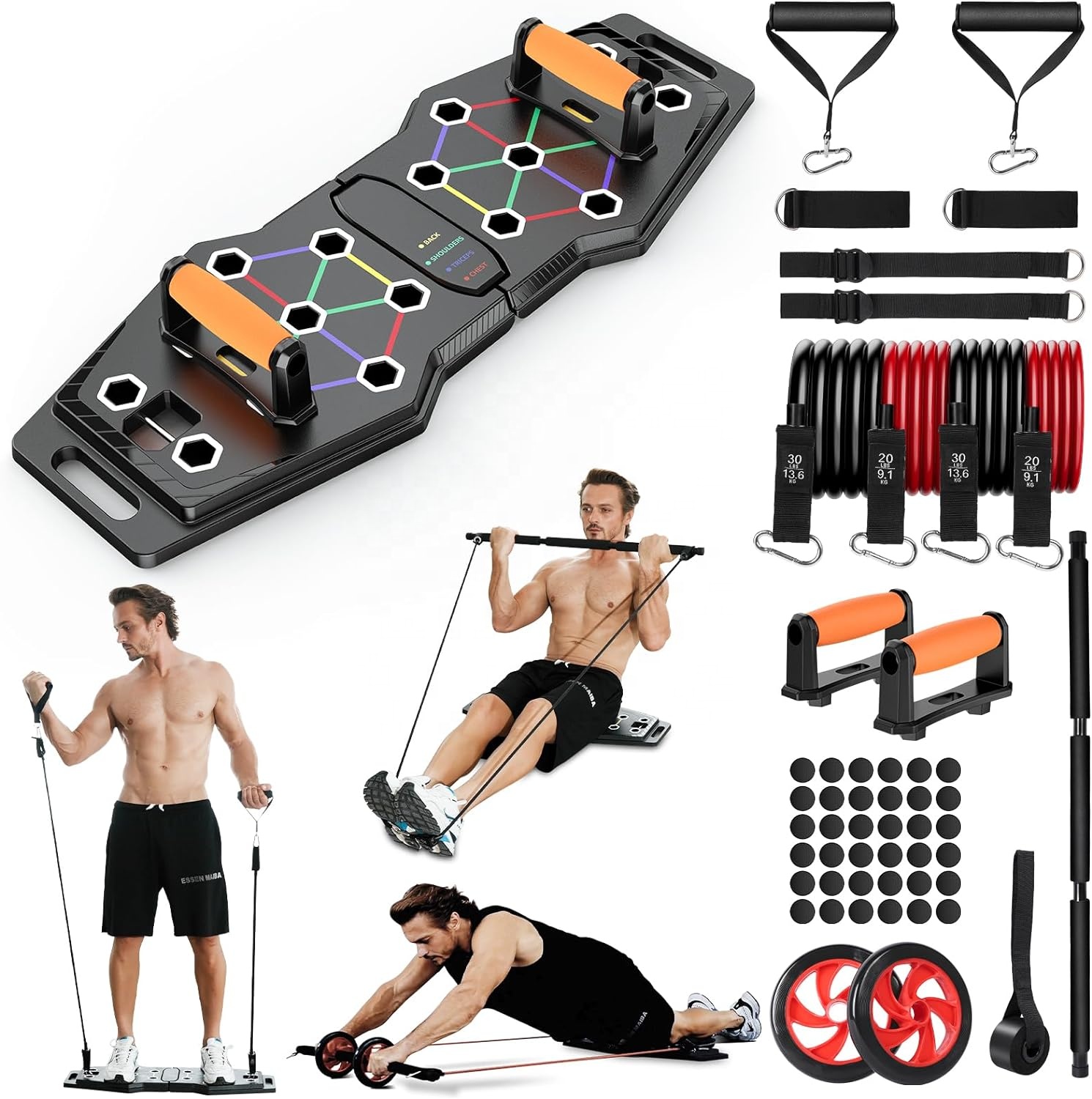 Kit Multifunzionale Pieghevole - Pilates Bar Kit With Resistance Bands recensione e prezzo