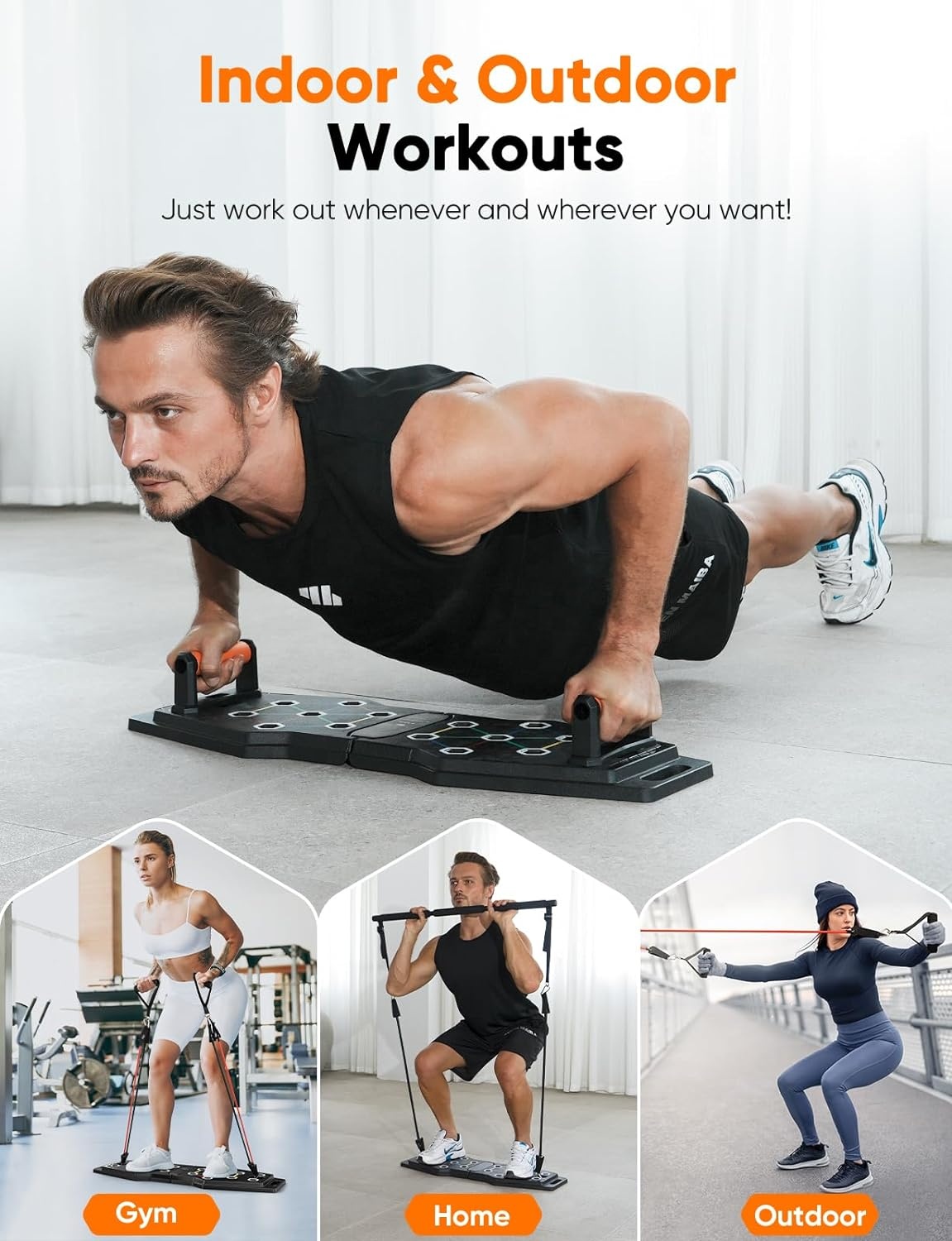 Kit Multifunzionale Pieghevole - Pilates Bar Kit With Resistance Bands recensione e prezzo