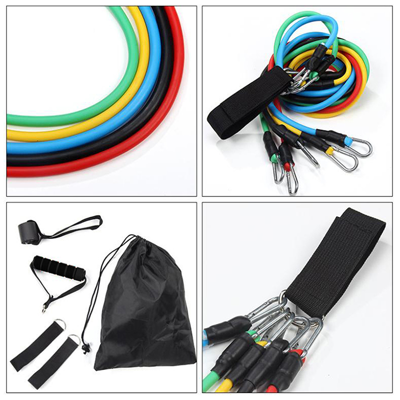 Nuovo Set da 11 Pezzi di Cingh - Resistance Bands Set With Handles recensione e prezzo