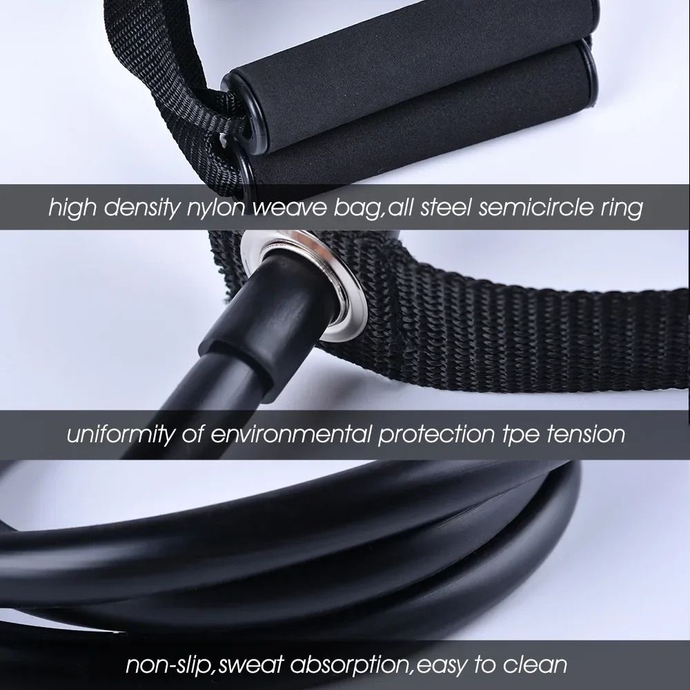 Fasce di Resistenza con Manigl - Resistance Bands Set With Handles recensione e prezzo